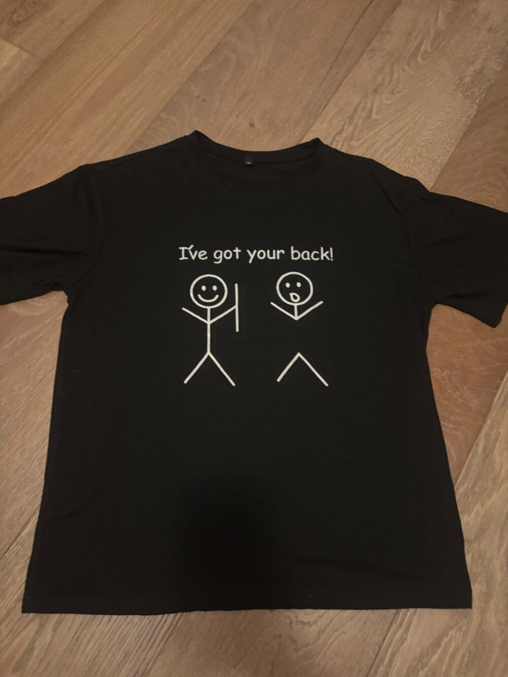 I've Got Your Back! Graphic T-Shirt Kids Size 11Y Black Soft Tee